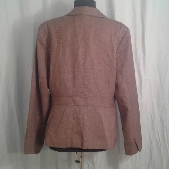 NY&Co 12 Jacket Blazer NWT Brown Lined NEW York & Co - Picture 5 of 8